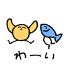 ゆるかわいい とりとさかな（個別スタンプ：8）