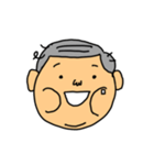 よく使う顔スタンプ（おじさん）（個別スタンプ：2）