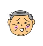 よく使う顔スタンプ（おじさん）（個別スタンプ：3）
