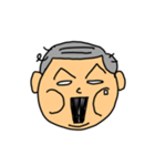よく使う顔スタンプ（おじさん）（個別スタンプ：5）