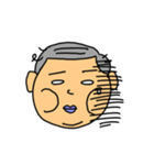 よく使う顔スタンプ（おじさん）（個別スタンプ：9）