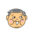 よく使う顔スタンプ（おじさん）（個別スタンプ：10）