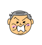 よく使う顔スタンプ（おじさん）（個別スタンプ：12）