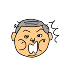 よく使う顔スタンプ（おじさん）（個別スタンプ：15）