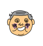 よく使う顔スタンプ（おじさん）（個別スタンプ：19）