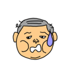 よく使う顔スタンプ（おじさん）（個別スタンプ：24）
