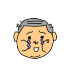 よく使う顔スタンプ（おじさん）（個別スタンプ：33）