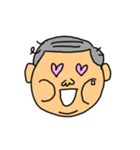 よく使う顔スタンプ（おじさん）（個別スタンプ：38）
