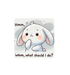 英語とうさぎ（個別スタンプ：17）