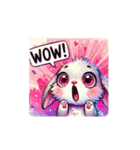 英語とうさぎ（個別スタンプ：24）