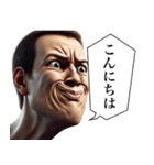 毎日使える変顔(男)（個別スタンプ：30）