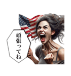 毎日使える変顔(女)（個別スタンプ：7）
