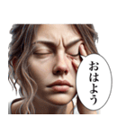 毎日使える変顔(女)（個別スタンプ：29）