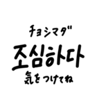 韓国語ハングル文字スタンプ2（個別スタンプ：33）