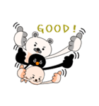 シロクマとお友達の日常スタンプ（個別スタンプ：4）
