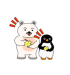シロクマとお友達の日常スタンプ（個別スタンプ：5）