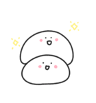 ゆる丸もちお／何言ってるんだろうスタンプ（個別スタンプ：25）