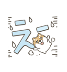 うごく！しば犬の毎日デカ文字スタンプ（個別スタンプ：22）