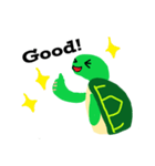 かめのシンプル日常会話（English Ver.）（個別スタンプ：25）