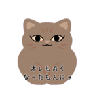 本音で語る猫スタンプ 1（個別スタンプ：4）