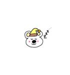 しろくまくんのシンプル挨拶・敬語スタンプ（個別スタンプ：22）