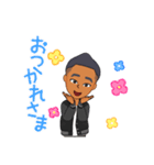 いつでも使える、あいさつ（個別スタンプ：4）