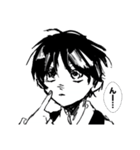 【蒼空と旅鴉】（個別スタンプ：5）