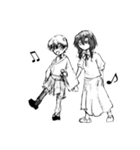 【蒼空と旅鴉】（個別スタンプ：14）