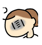 毎日、ぽにてちゃん2（個別スタンプ：17）