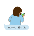 母がLINEを送る時（個別スタンプ：16）