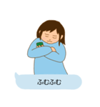 母がLINEを送る時（個別スタンプ：19）