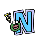 たらこくちびるなかえるさん（個別スタンプ：35）