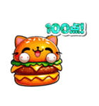 にゃんバーガー3（個別スタンプ：30）