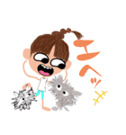 猫ちゃん達とお団子女子（個別スタンプ：37）