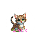 ボブキャットの挨拶（個別スタンプ：8）