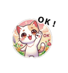 春のぽかぽか猫の日常（個別スタンプ：11）