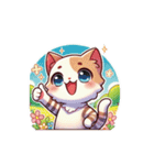 春のぽかぽか猫の日常（個別スタンプ：30）