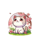 春のぽかぽか猫の日常（個別スタンプ：31）