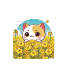 春のぽかぽか猫の日常（個別スタンプ：32）