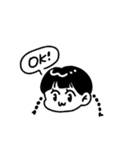 【 ゆる敬語 】三つあみ女の子（個別スタンプ：2）