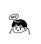 【 ゆる敬語 】三つあみ女の子（個別スタンプ：3）