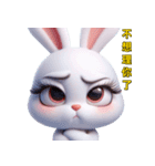 美しくてツンデレで可愛いうさぎさん（個別スタンプ：38）