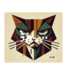 苦いキュビズム猫（個別スタンプ：2）