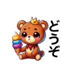 バレンタイン❤テディとチョコの甘い時間（個別スタンプ：16）