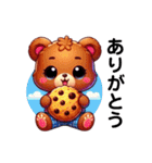 バレンタイン❤テディとチョコの甘い時間（個別スタンプ：22）