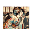 着物女性の日常（個別スタンプ：7）