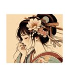 着物女性の日常（個別スタンプ：8）
