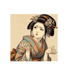 着物女性の日常（個別スタンプ：13）