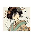 着物女性の日常（個別スタンプ：14）