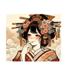 着物女性の日常（個別スタンプ：16）